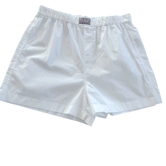J.Crew White Poplin Boxer NWOT - Picture 7 of 9